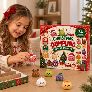 Squishy Advent Calendar — 24 Surprise Blind Boxes