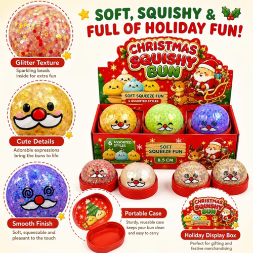 Squishy bun 3-pack set
